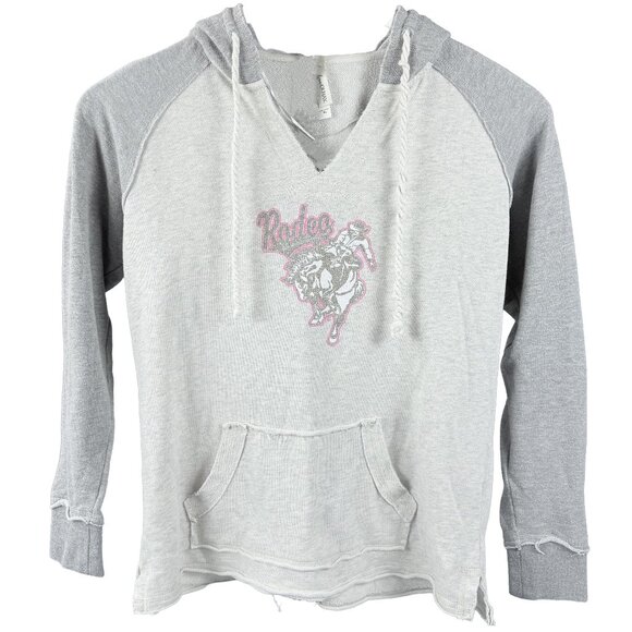 LIVE LOVE OURAY Rodeo Graphic Pullover Hoodie XL – Raglan Hooded Sweatshirt - Picture 1 of 12